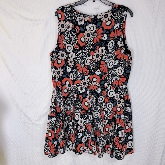 Maison Jules Fit & Flare Floral Sleeveless Skater Dress - Size XXL - Picture 4 of 9